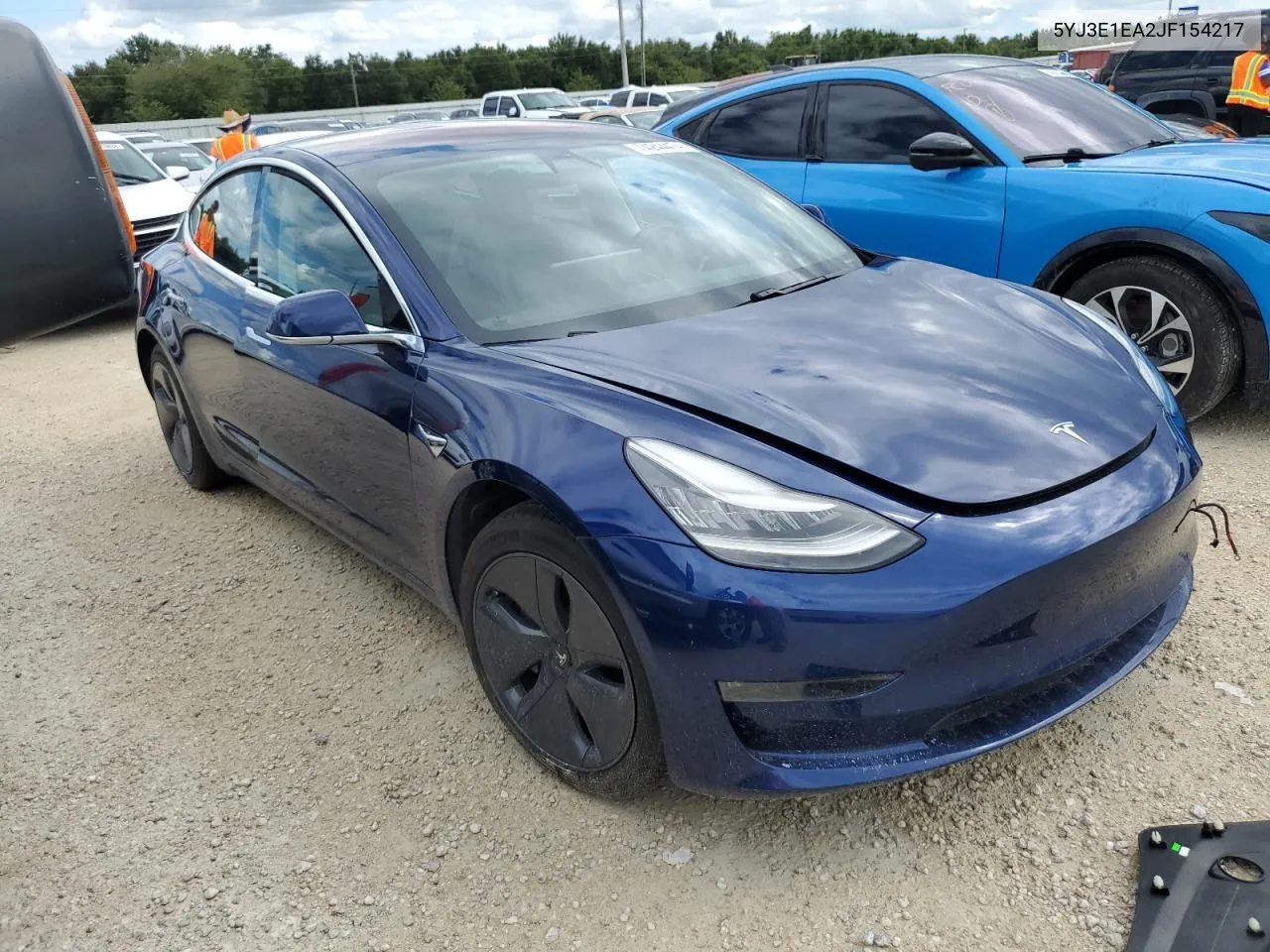 2018 Tesla Model 3 VIN: 5YJ3E1EA2JF154217 Lot: 74244474