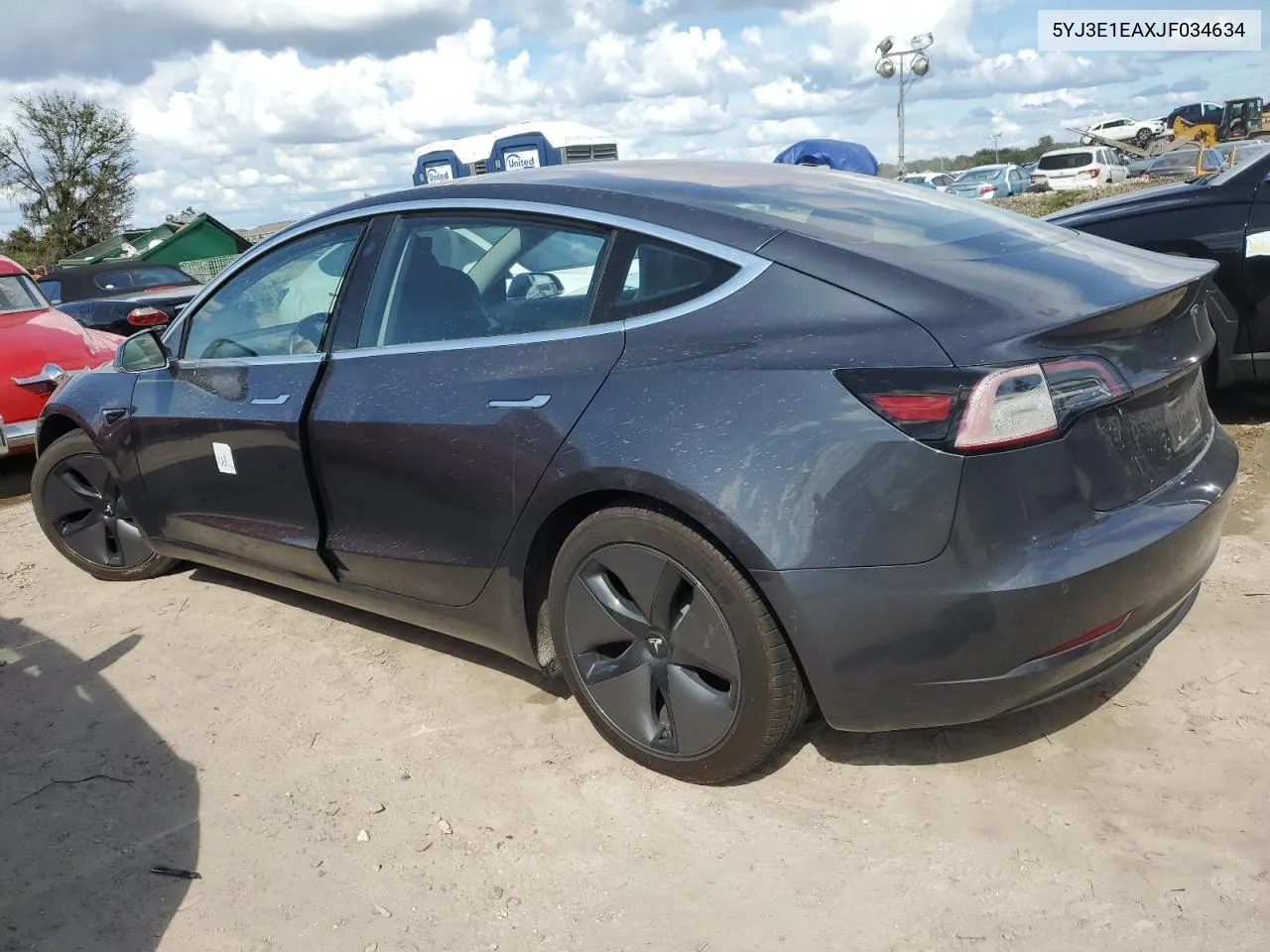 2018 Tesla Model 3 VIN: 5YJ3E1EAXJF034634 Lot: 74254874