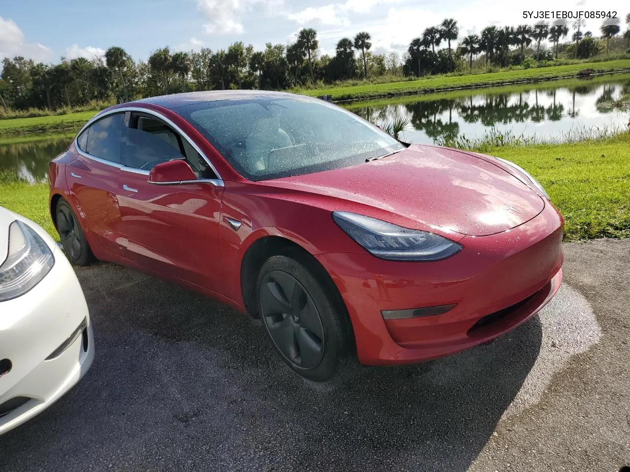 2018 Tesla Model 3 VIN: 5YJ3E1EB0JF085942 Lot: 74490974