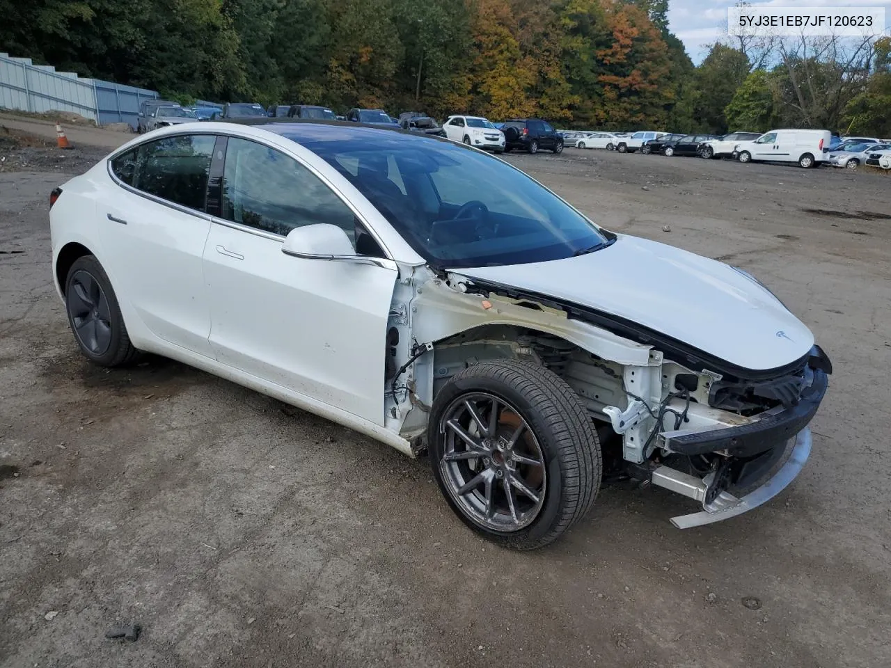 5YJ3E1EB7JF120623 2018 Tesla Model 3