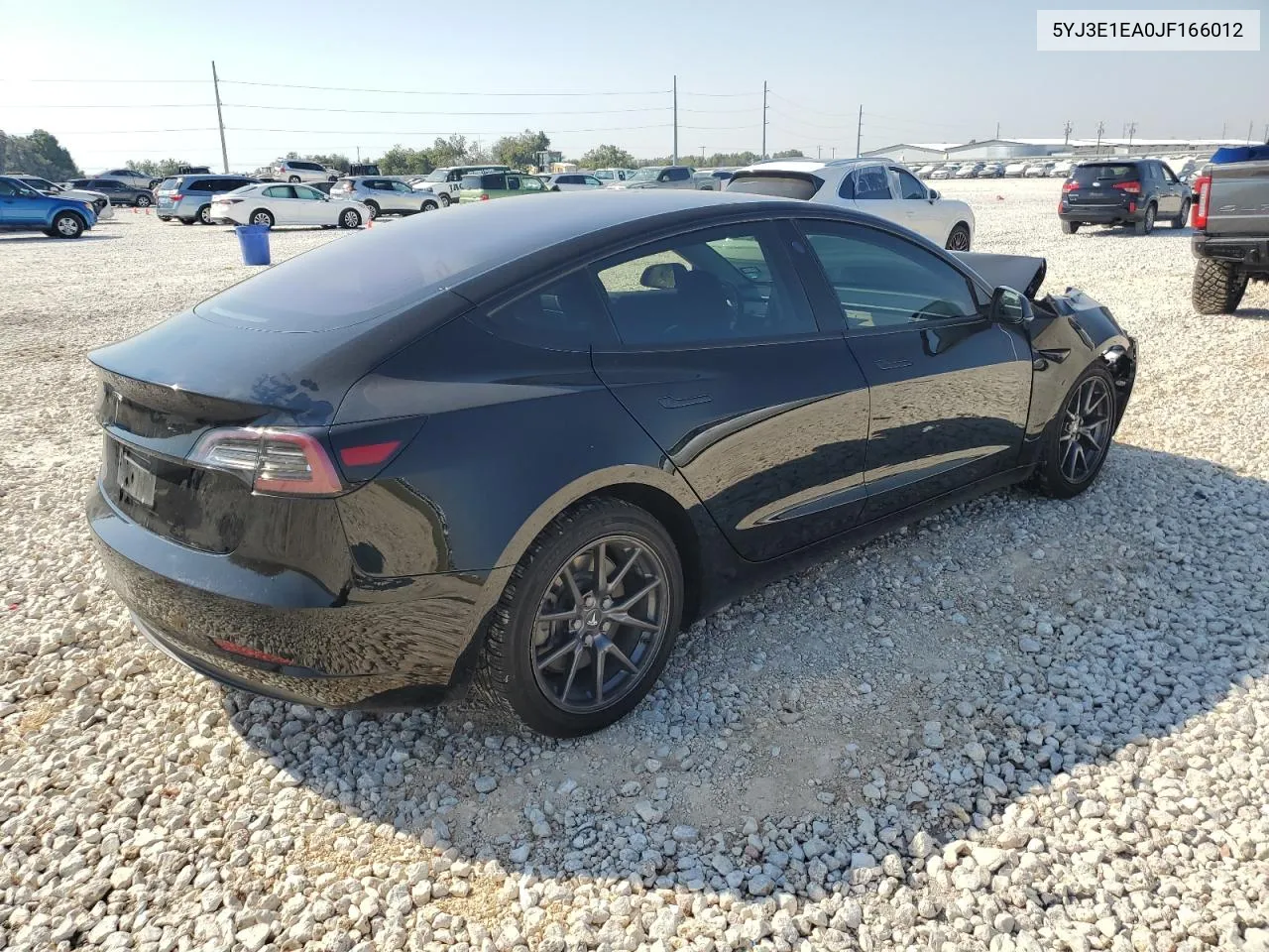 2018 Tesla Model 3 VIN: 5YJ3E1EA0JF166012 Lot: 74671124