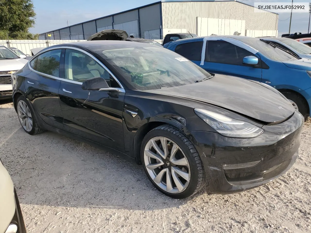 2018 Tesla Model 3 VIN: 5YJ3E1EA5JF052992 Lot: 74716094