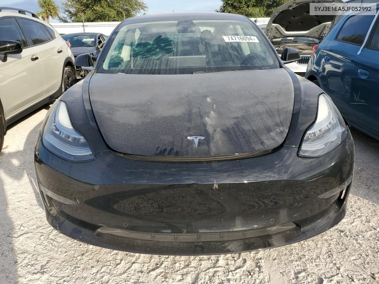 2018 Tesla Model 3 VIN: 5YJ3E1EA5JF052992 Lot: 74716094