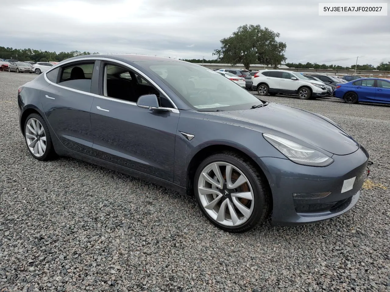 5YJ3E1EA7JF020027 2018 Tesla Model 3