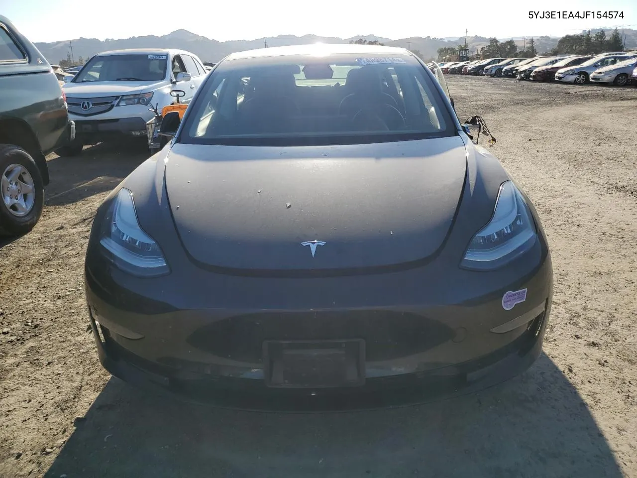 2018 Tesla Model 3 VIN: 5YJ3E1EA4JF154574 Lot: 74898714