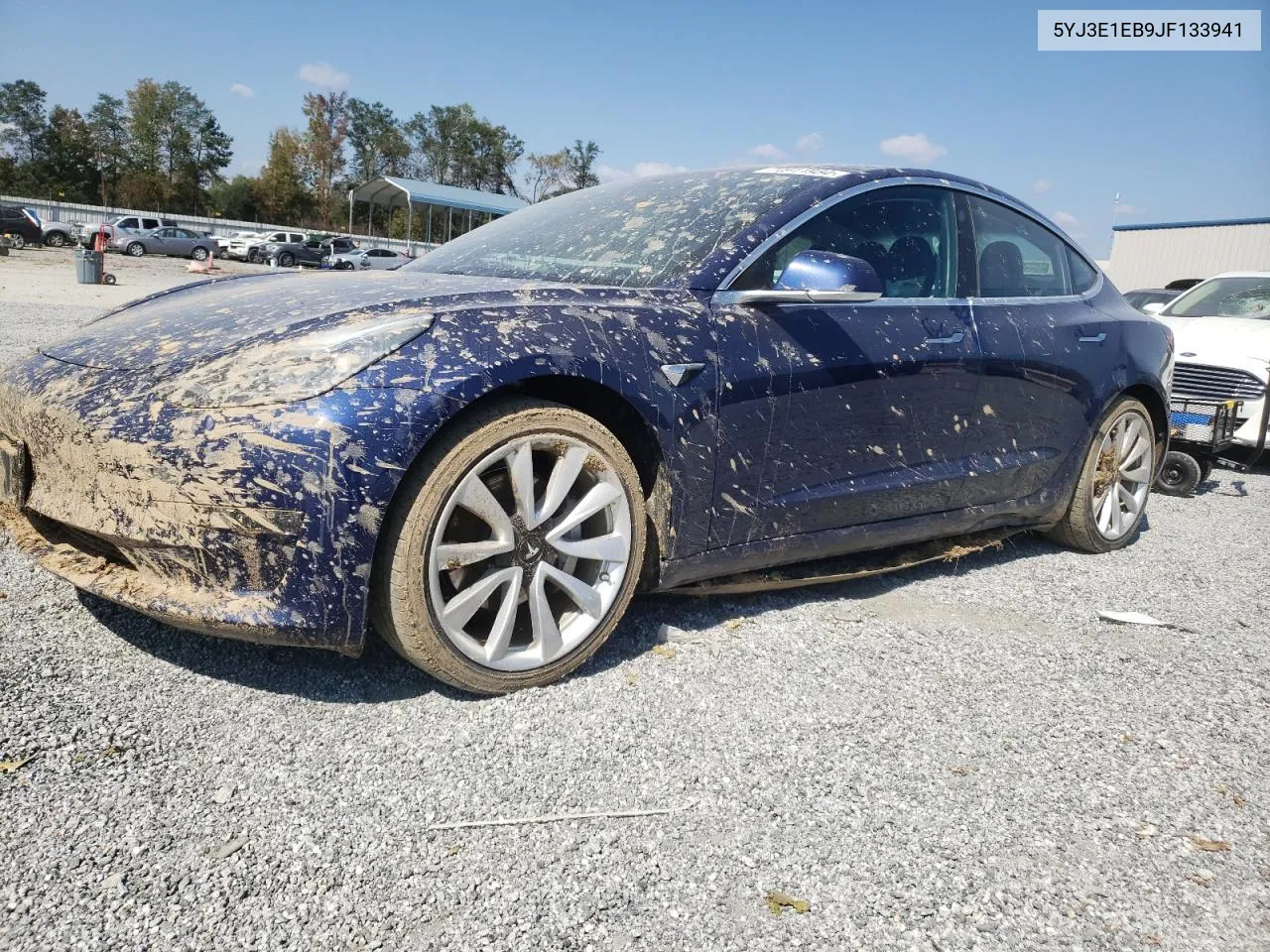 5YJ3E1EB9JF133941 2018 Tesla Model 3