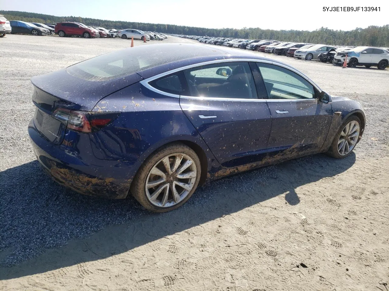 2018 Tesla Model 3 VIN: 5YJ3E1EB9JF133941 Lot: 74911934