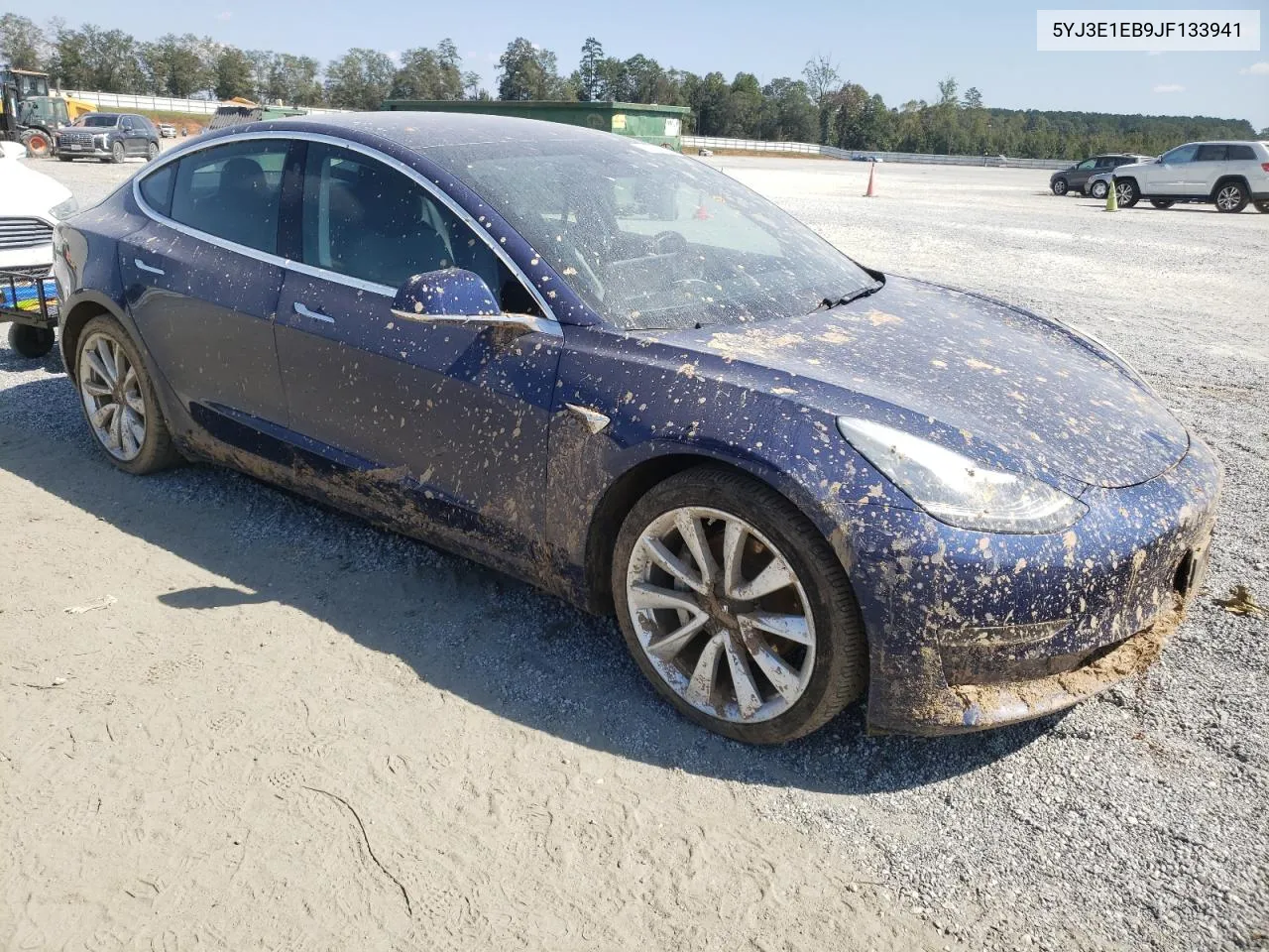 5YJ3E1EB9JF133941 2018 Tesla Model 3