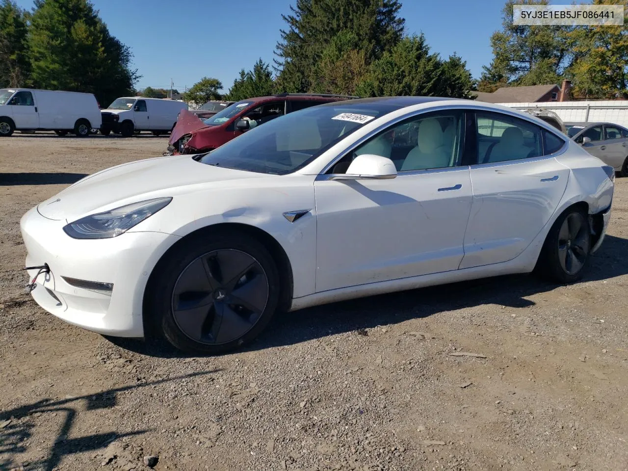 2018 Tesla Model 3 VIN: 5YJ3E1EB5JF086441 Lot: 74941664