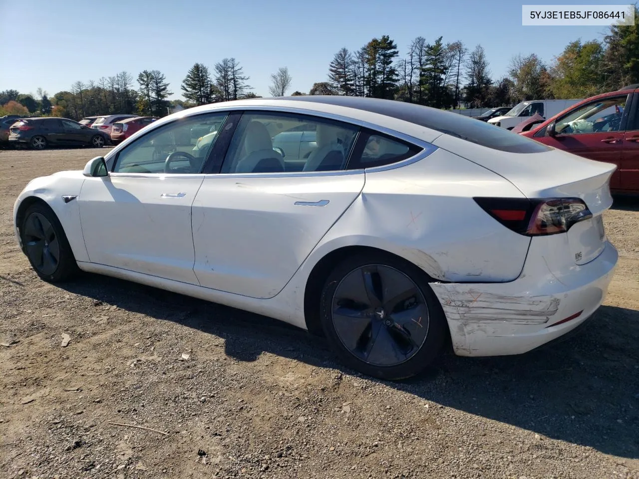 2018 Tesla Model 3 VIN: 5YJ3E1EB5JF086441 Lot: 74941664