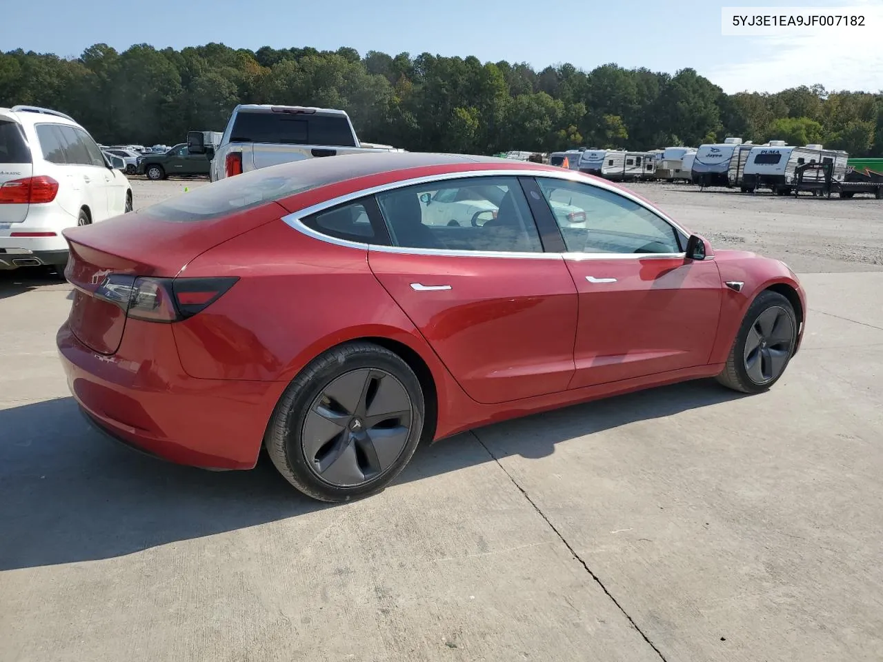 2018 Tesla Model 3 VIN: 5YJ3E1EA9JF007182 Lot: 74959684