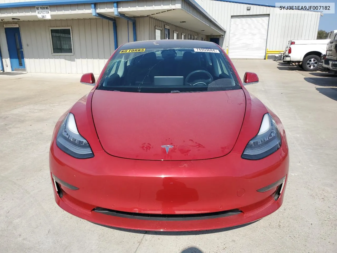 2018 Tesla Model 3 VIN: 5YJ3E1EA9JF007182 Lot: 74959684