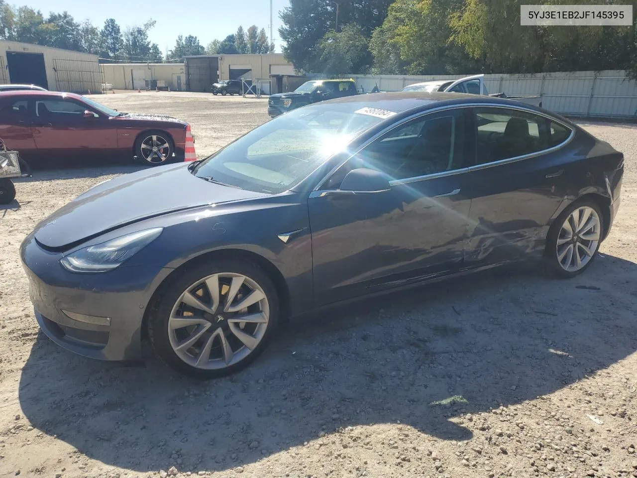 2018 Tesla Model 3 VIN: 5YJ3E1EB2JF145395 Lot: 74960064