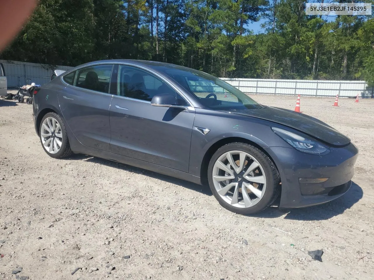 2018 Tesla Model 3 VIN: 5YJ3E1EB2JF145395 Lot: 74960064