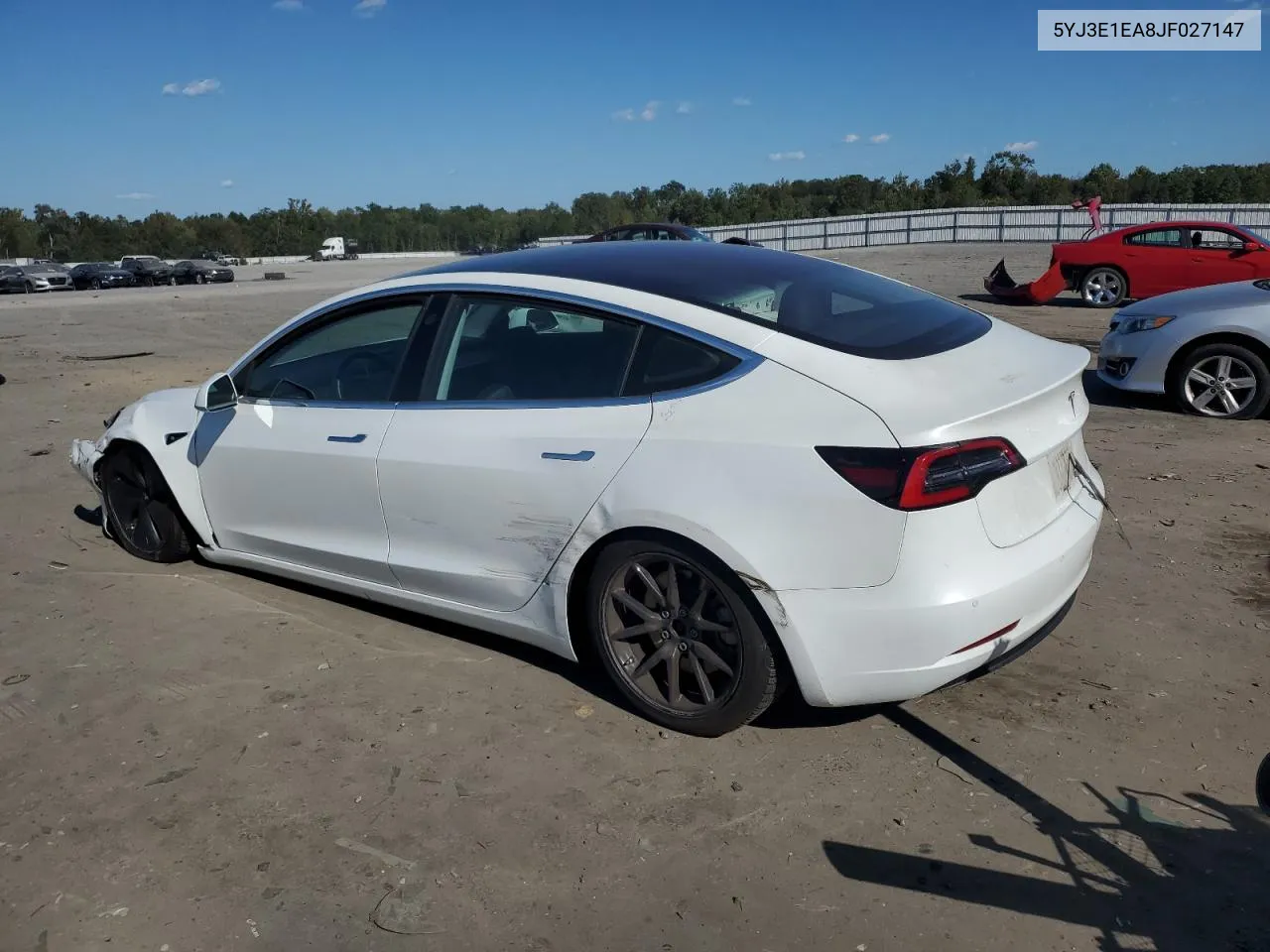 2018 Tesla Model 3 VIN: 5YJ3E1EA8JF027147 Lot: 74964204