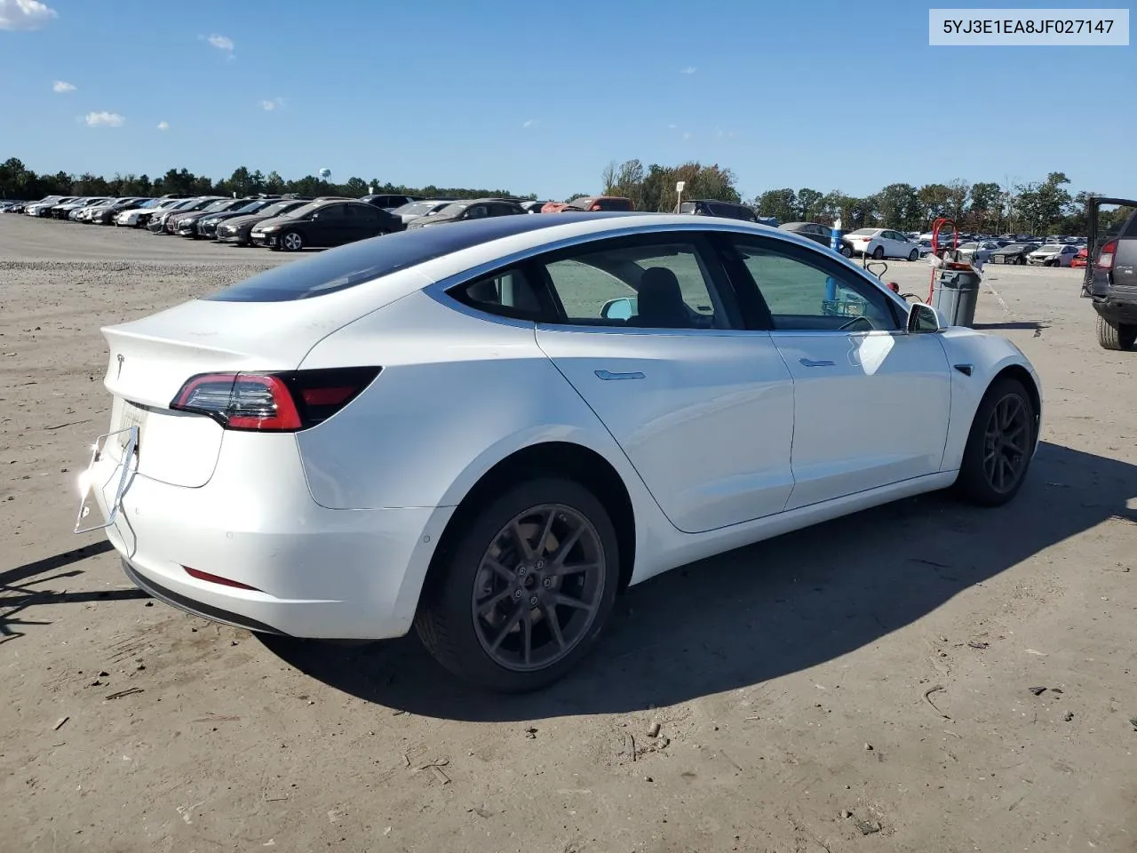 2018 Tesla Model 3 VIN: 5YJ3E1EA8JF027147 Lot: 74964204