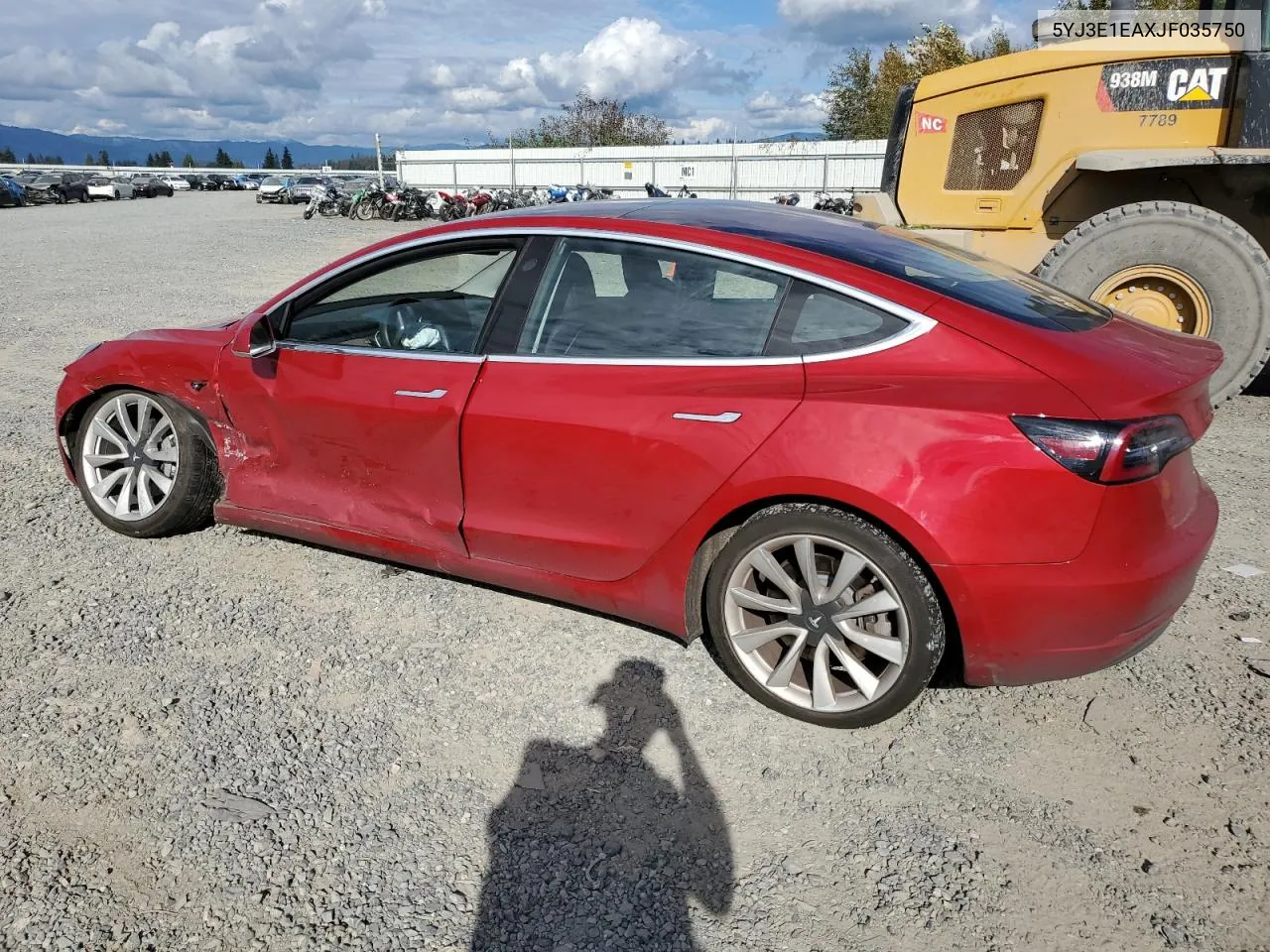 2018 Tesla Model 3 VIN: 5YJ3E1EAXJF035750 Lot: 74979494