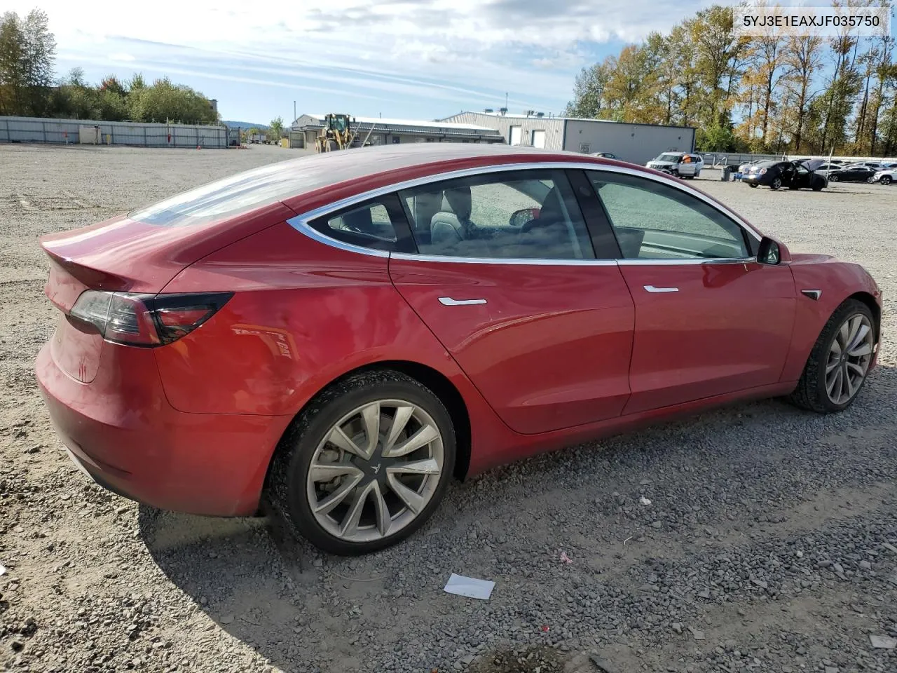 2018 Tesla Model 3 VIN: 5YJ3E1EAXJF035750 Lot: 74979494