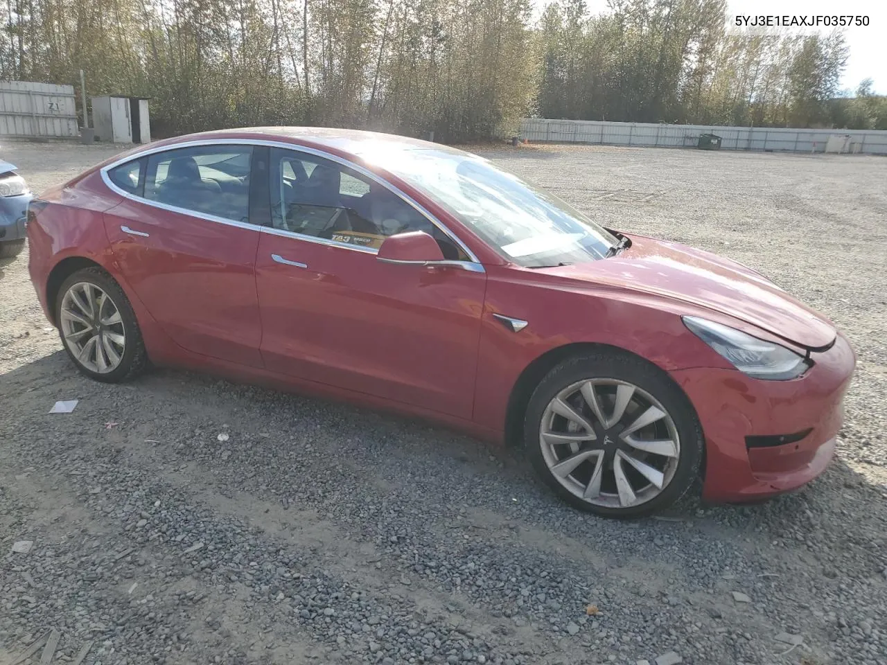 2018 Tesla Model 3 VIN: 5YJ3E1EAXJF035750 Lot: 74979494