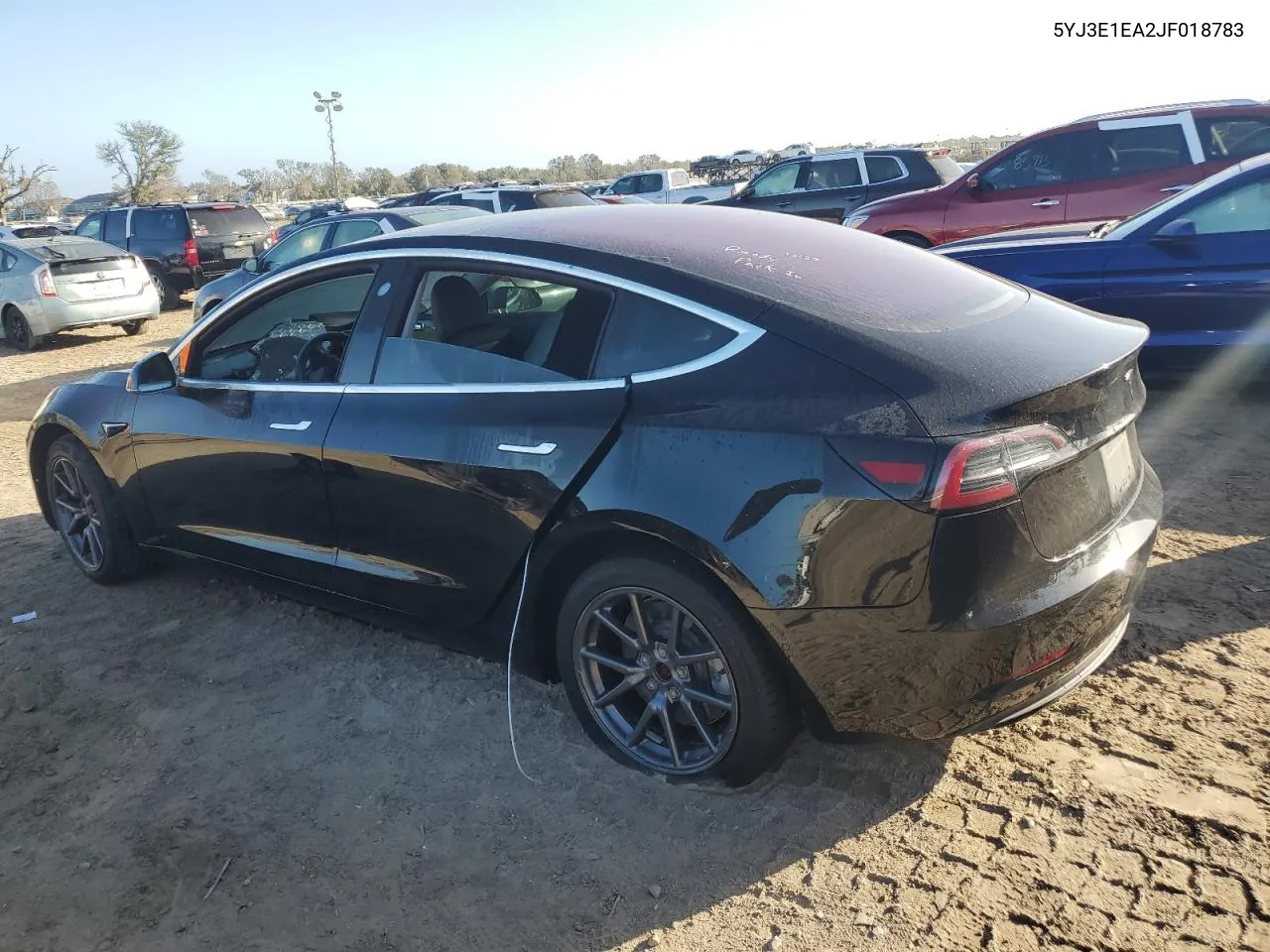 2018 Tesla Model 3 VIN: 5YJ3E1EA2JF018783 Lot: 75060534