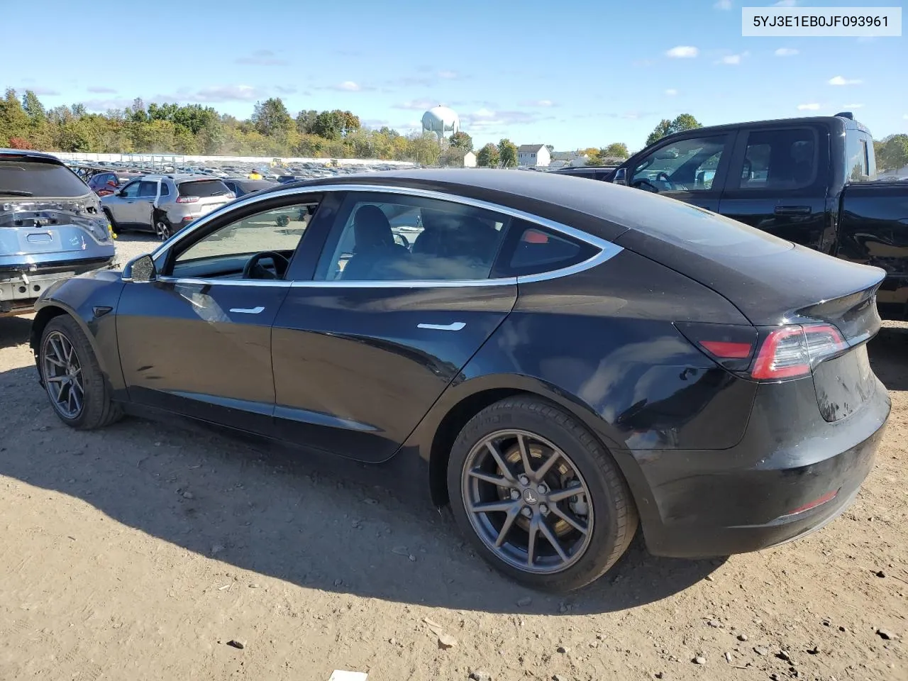 2018 Tesla Model 3 VIN: 5YJ3E1EB0JF093961 Lot: 75195774