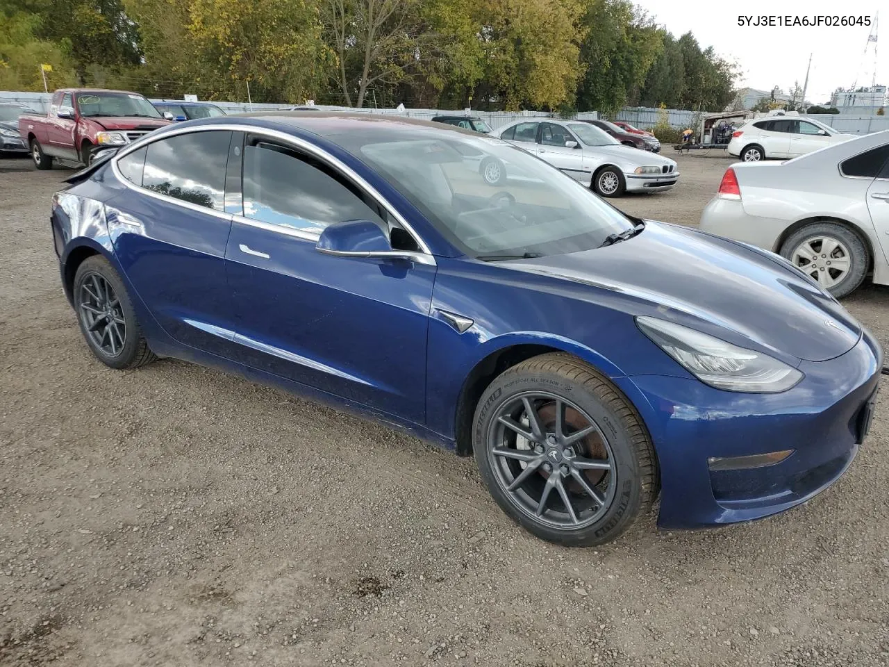 2018 Tesla Model 3 VIN: 5YJ3E1EA6JF026045 Lot: 75283574