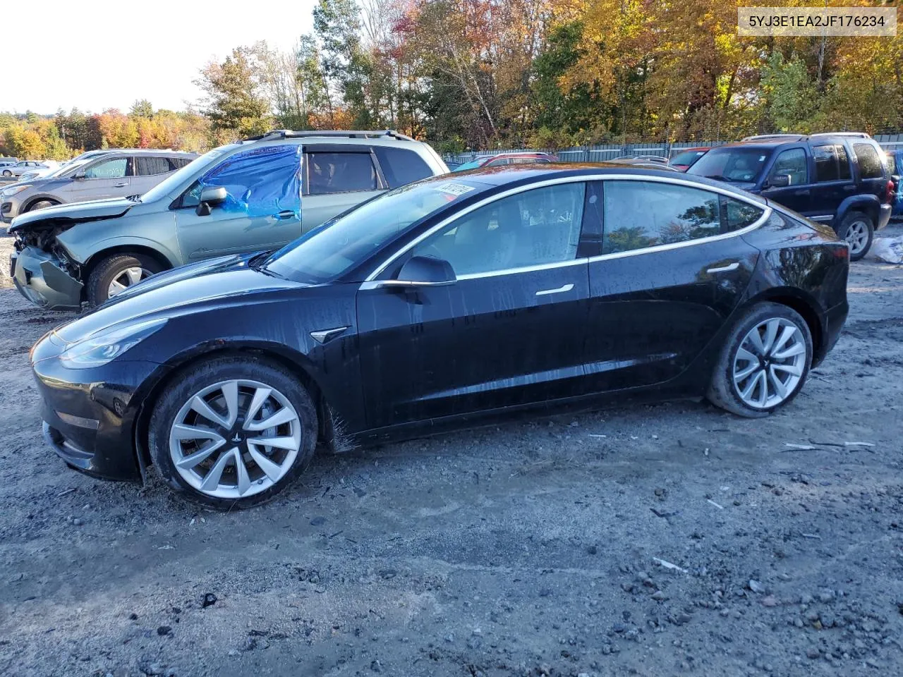 2018 Tesla Model 3 VIN: 5YJ3E1EA2JF176234 Lot: 75311214