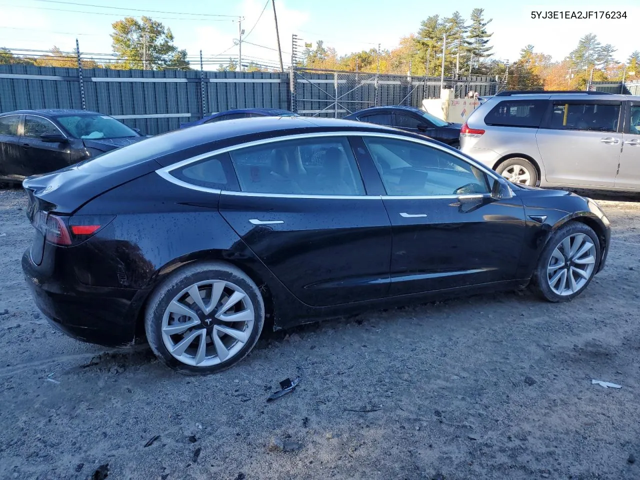 2018 Tesla Model 3 VIN: 5YJ3E1EA2JF176234 Lot: 75311214