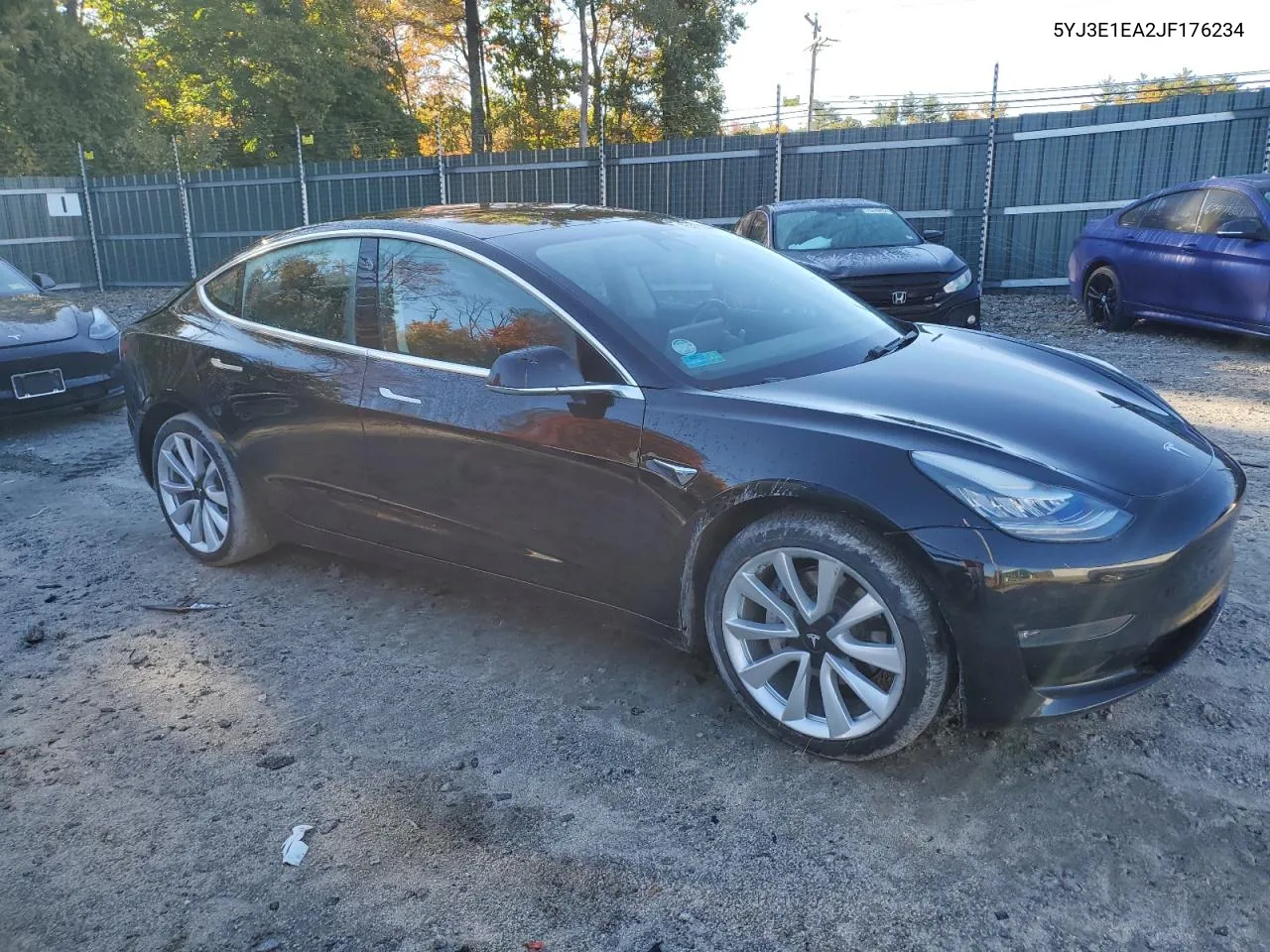 2018 Tesla Model 3 VIN: 5YJ3E1EA2JF176234 Lot: 75311214