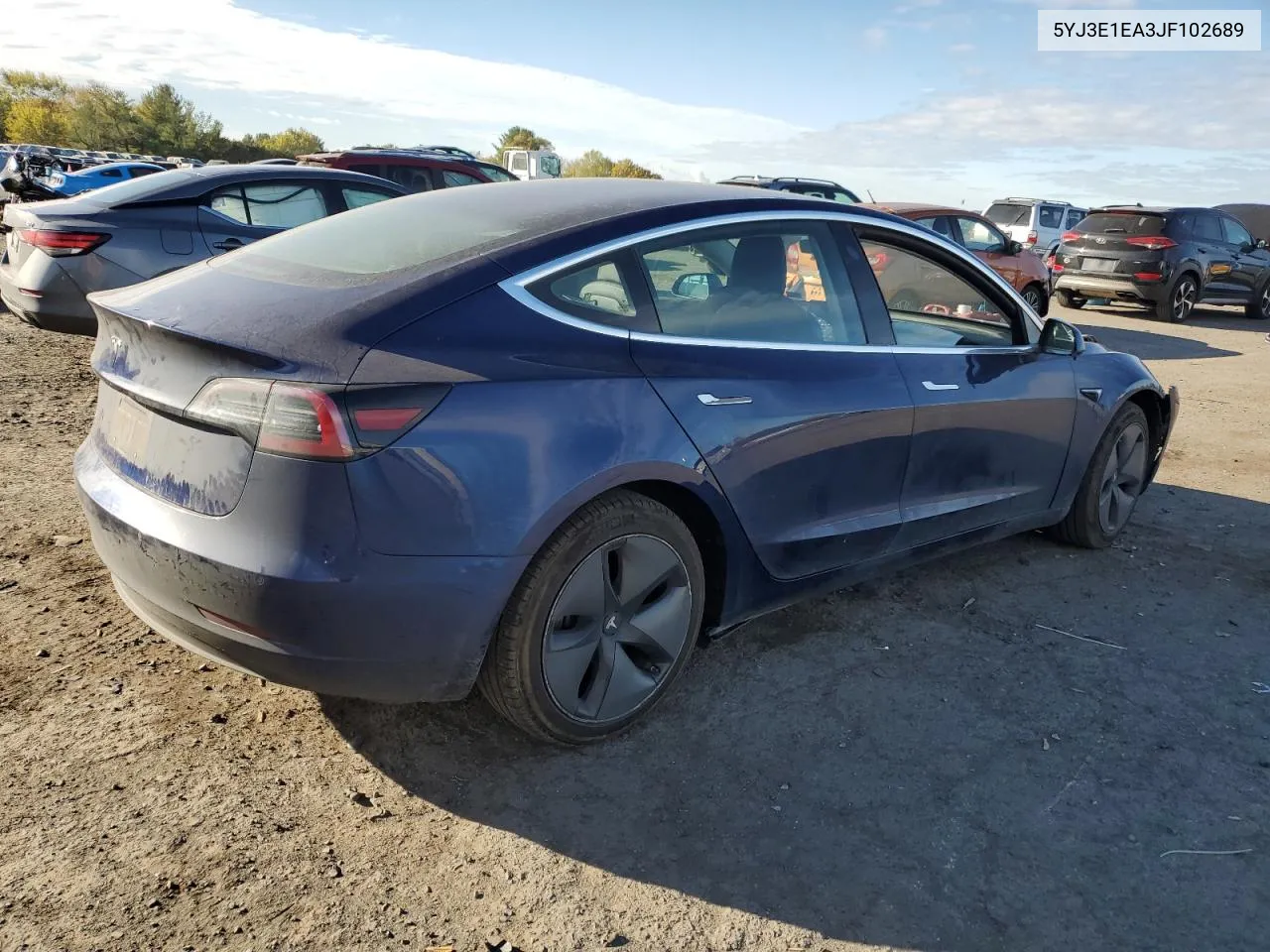 2018 Tesla Model 3 VIN: 5YJ3E1EA3JF102689 Lot: 75425404