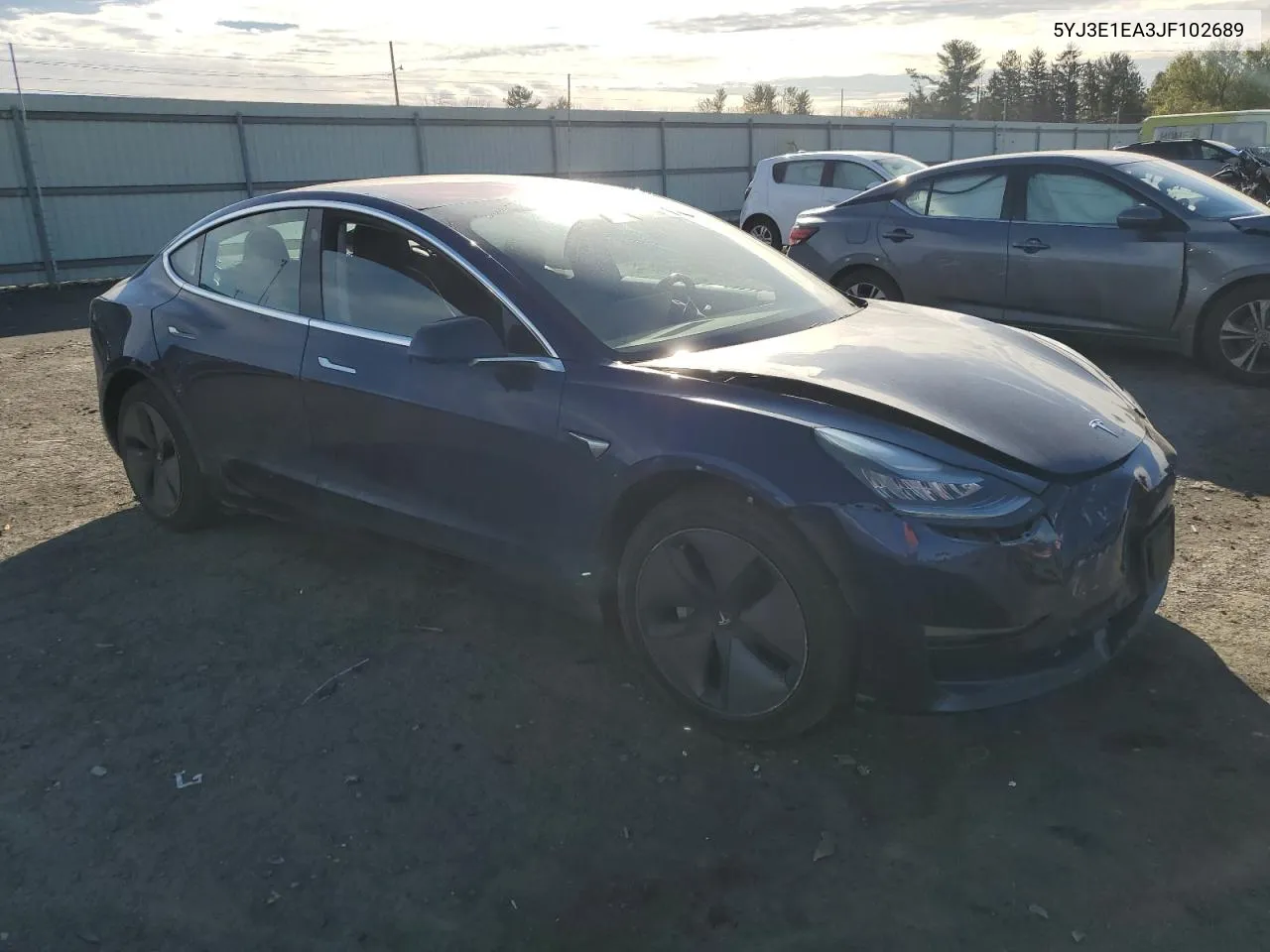 2018 Tesla Model 3 VIN: 5YJ3E1EA3JF102689 Lot: 75425404