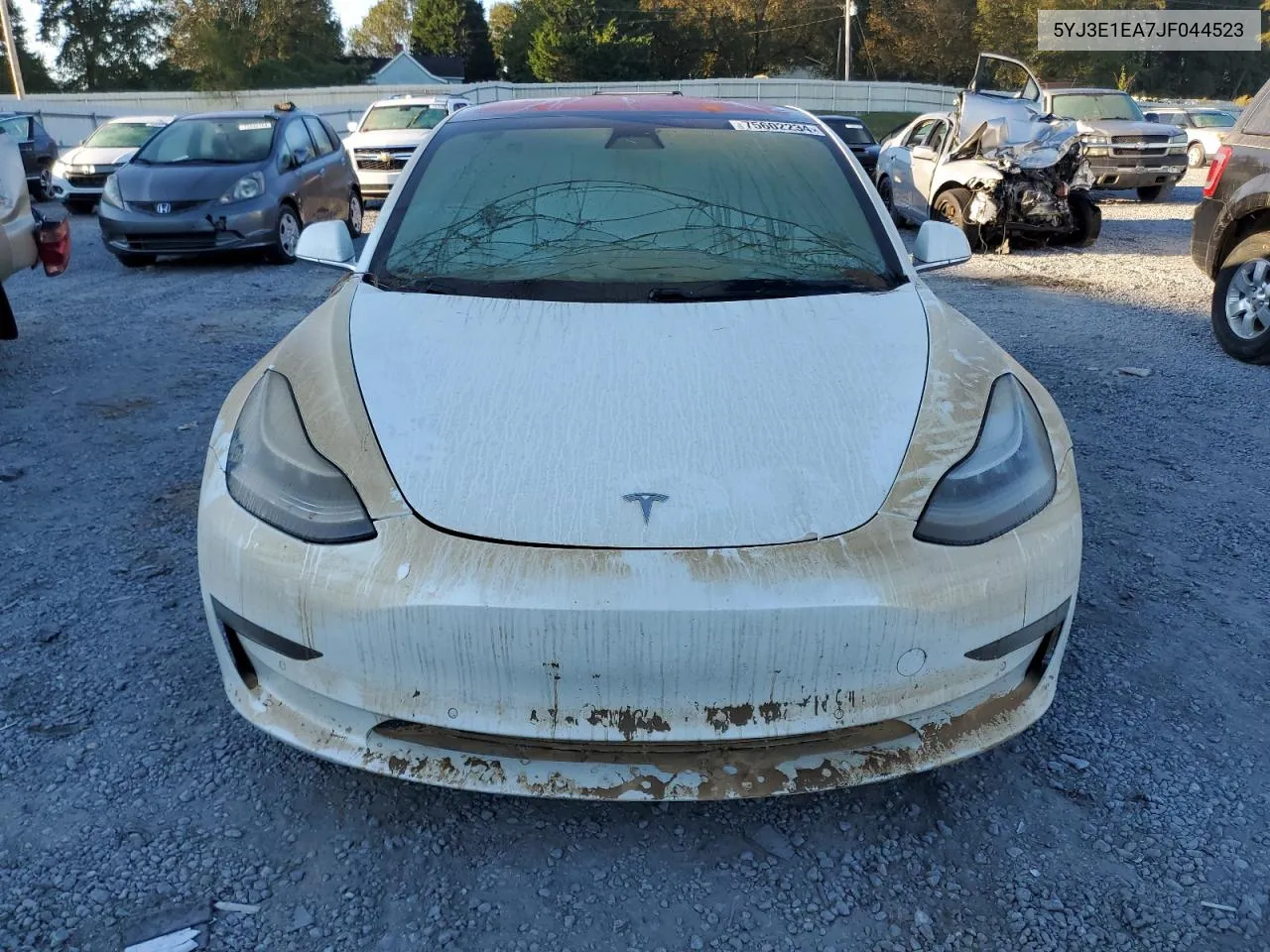 2018 Tesla Model 3 VIN: 5YJ3E1EA7JF044523 Lot: 75602234