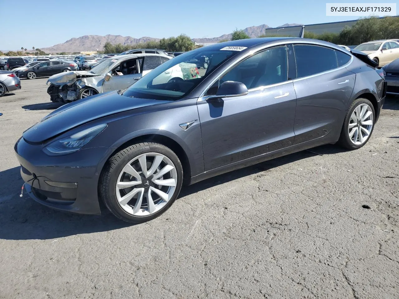 2018 Tesla Model 3 VIN: 5YJ3E1EAXJF171329 Lot: 75659654