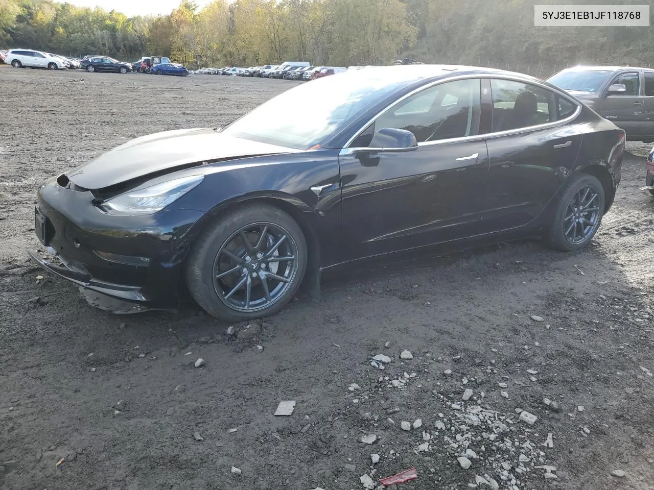 2018 Tesla Model 3 VIN: 5YJ3E1EB1JF118768 Lot: 75704654