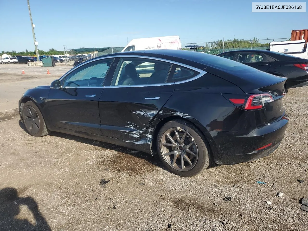 2018 Tesla Model 3 VIN: 5YJ3E1EA6JF036168 Lot: 75802394