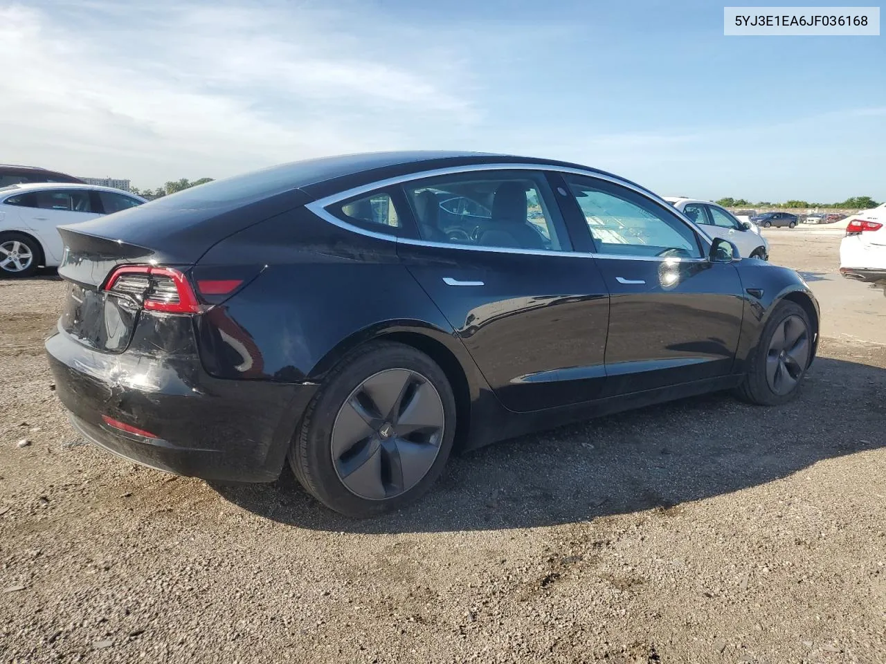 2018 Tesla Model 3 VIN: 5YJ3E1EA6JF036168 Lot: 75802394