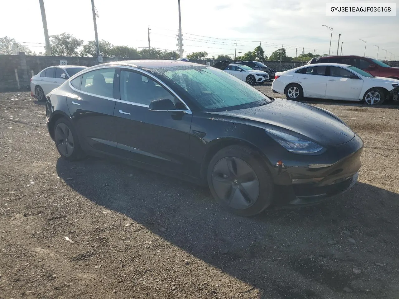 2018 Tesla Model 3 VIN: 5YJ3E1EA6JF036168 Lot: 75802394