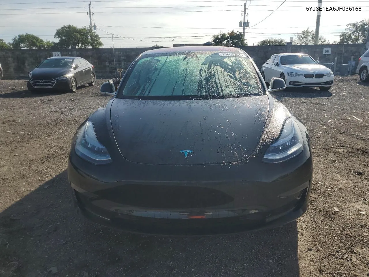 2018 Tesla Model 3 VIN: 5YJ3E1EA6JF036168 Lot: 75802394