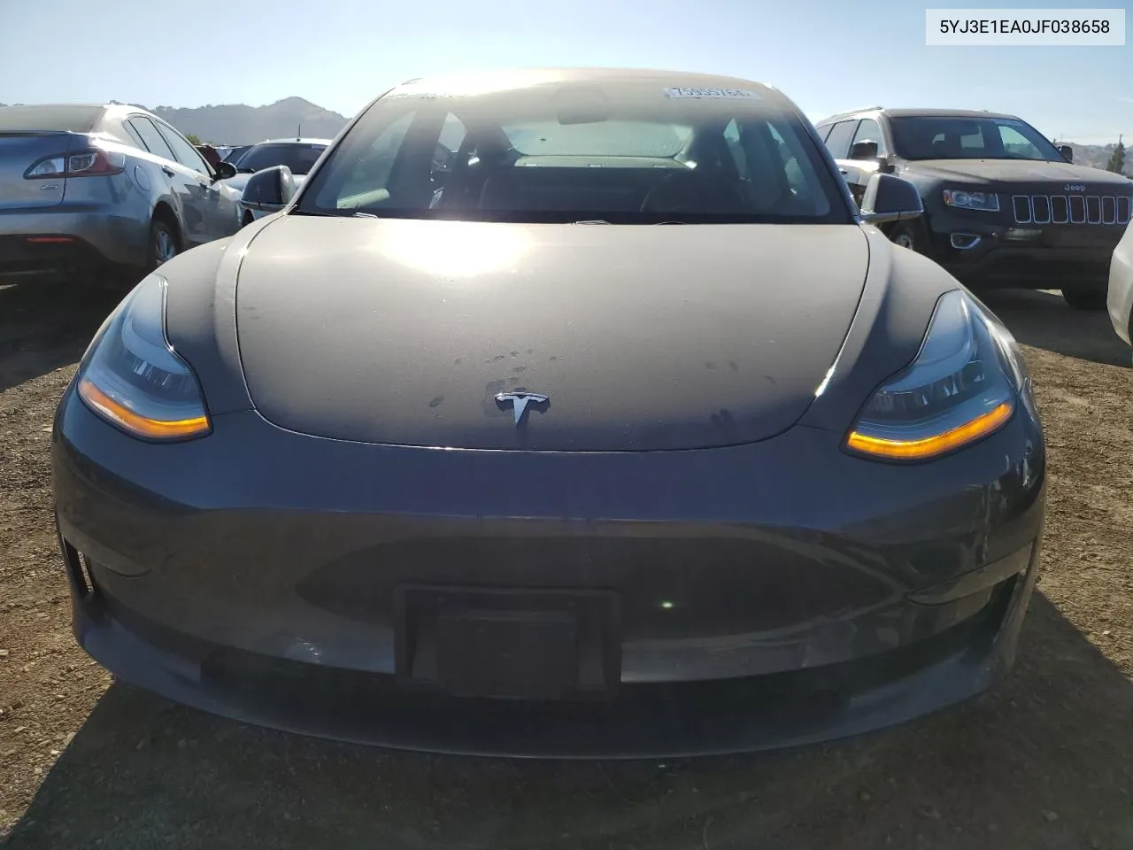 2018 Tesla Model 3 VIN: 5YJ3E1EA0JF038658 Lot: 75955764