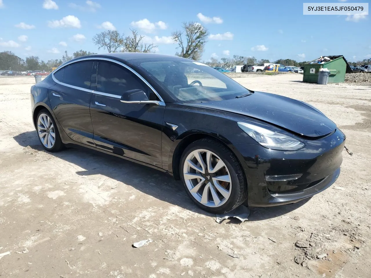 2018 Tesla Model 3 VIN: 5YJ3E1EA5JF050479 Lot: 76076374