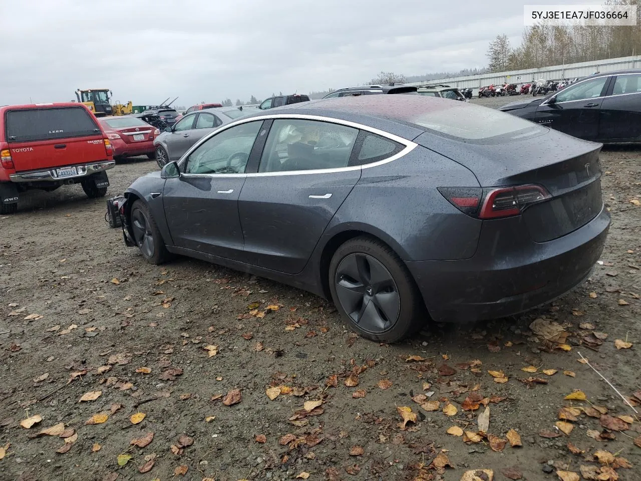 2018 Tesla Model 3 VIN: 5YJ3E1EA7JF036664 Lot: 76344774