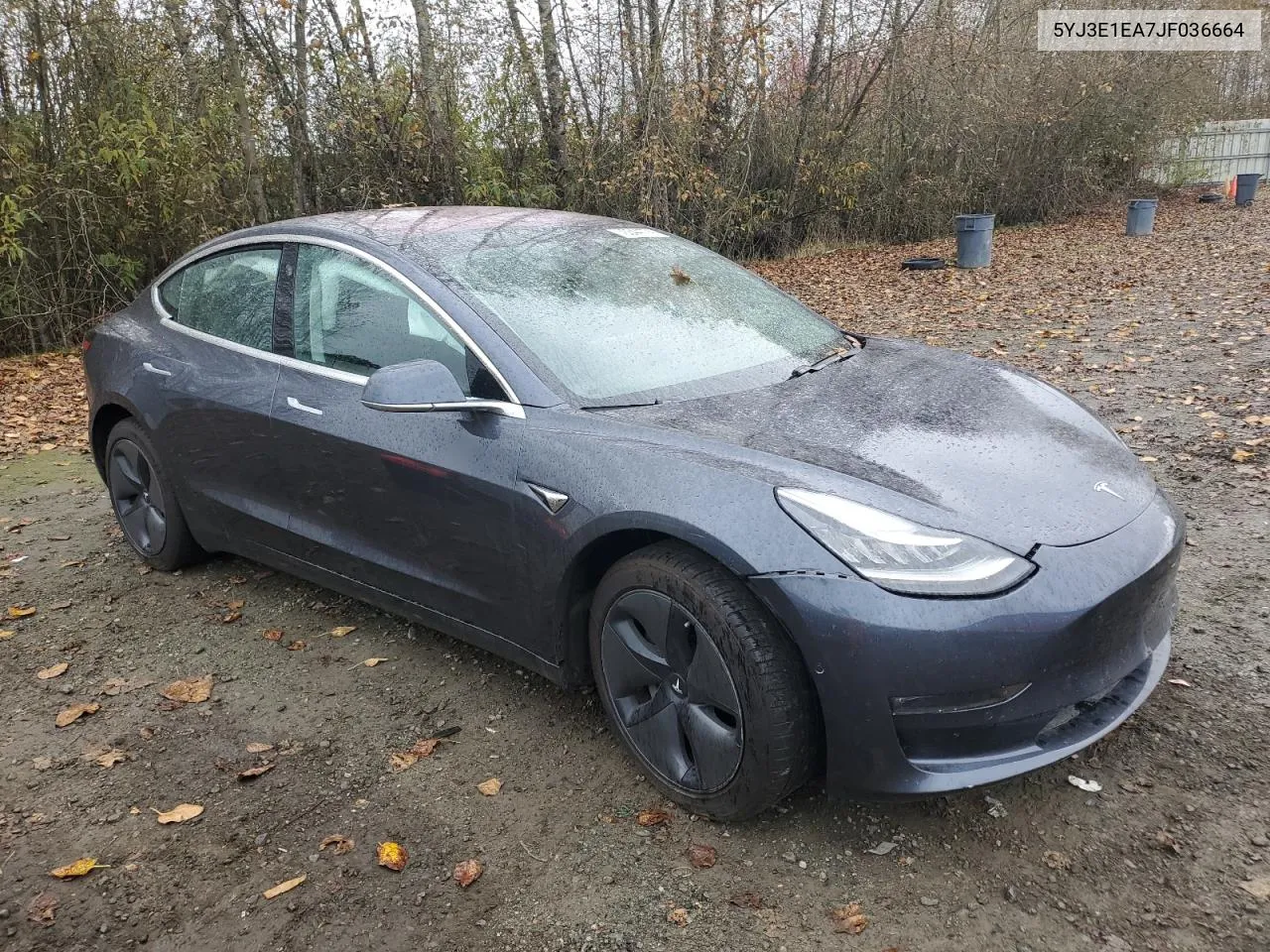 2018 Tesla Model 3 VIN: 5YJ3E1EA7JF036664 Lot: 76344774