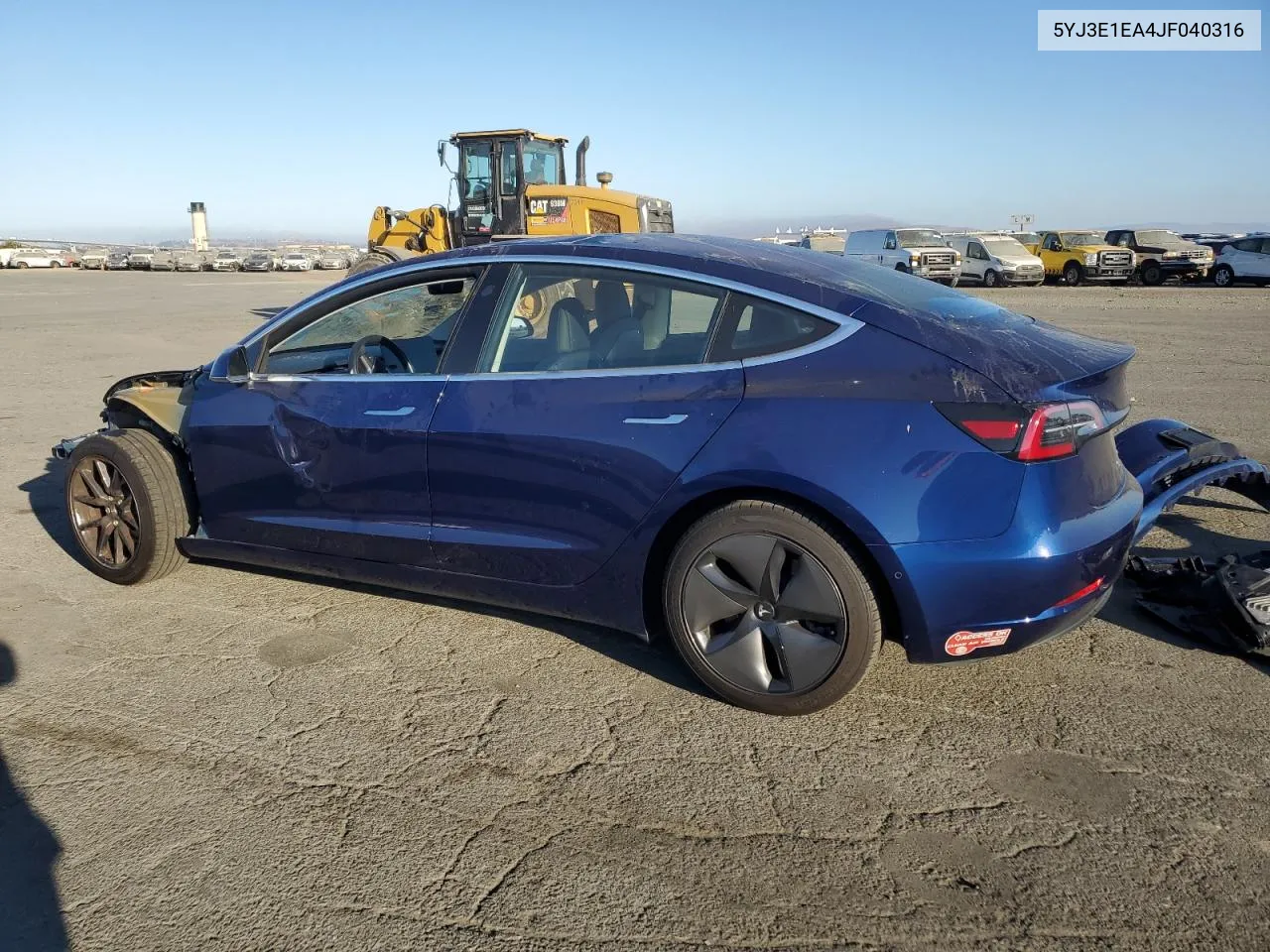 2018 Tesla Model 3 VIN: 5YJ3E1EA4JF040316 Lot: 76357444