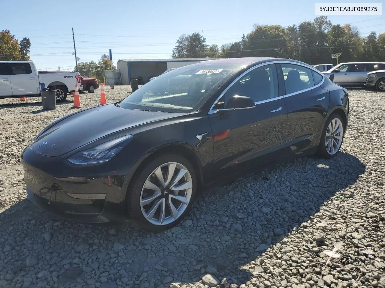 2018 Tesla Model 3 VIN: 5YJ3E1EA8JF089275 Lot: 76439924