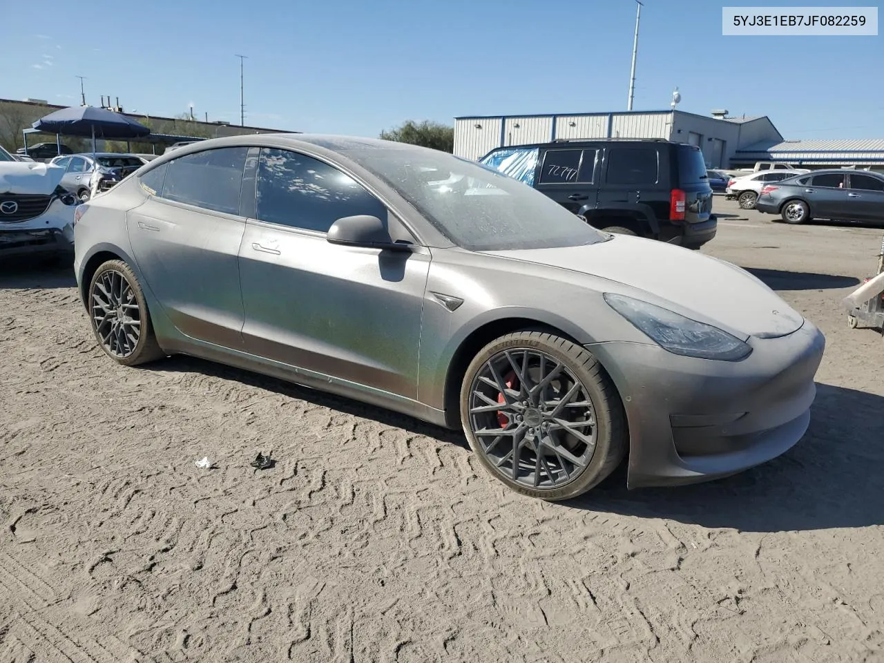 2018 Tesla Model 3 VIN: 5YJ3E1EB7JF082259 Lot: 76560094