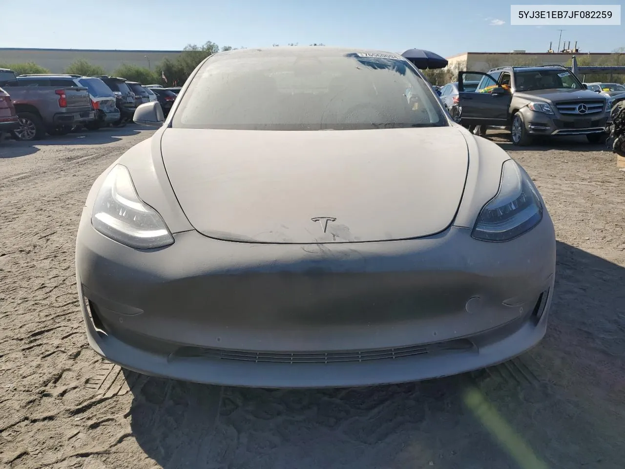 2018 Tesla Model 3 VIN: 5YJ3E1EB7JF082259 Lot: 76560094