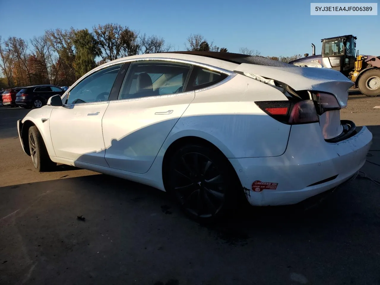 2018 Tesla Model 3 VIN: 5YJ3E1EA4JF006389 Lot: 76597884