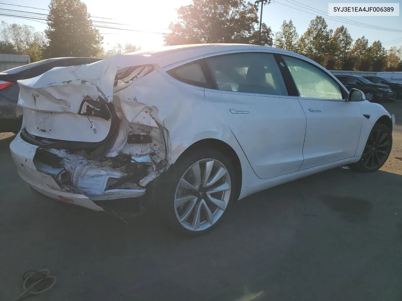 2018 Tesla Model 3 VIN: 5YJ3E1EA4JF006389 Lot: 76597884