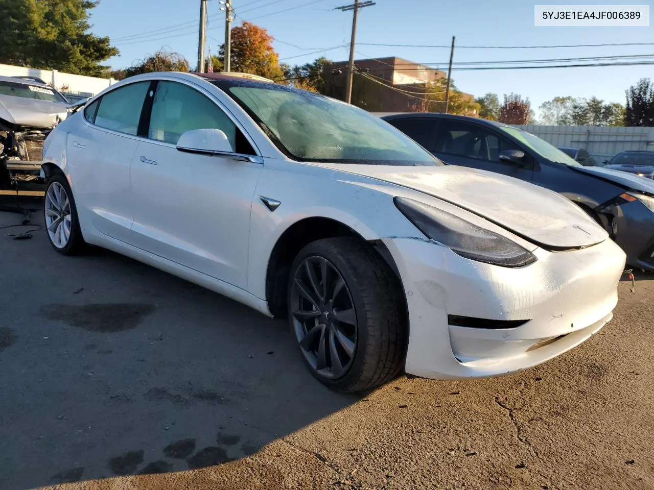 2018 Tesla Model 3 VIN: 5YJ3E1EA4JF006389 Lot: 76597884