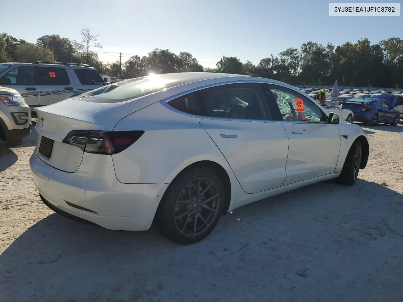 2018 Tesla Model 3 VIN: 5YJ3E1EA1JF108782 Lot: 76620594